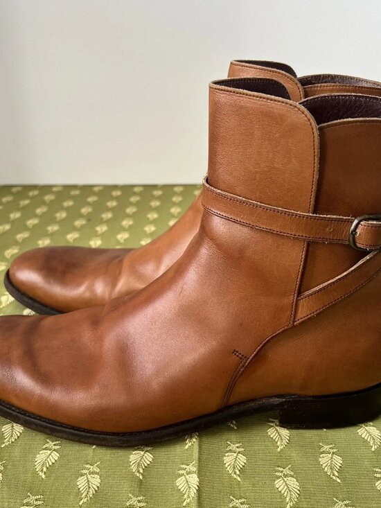 GRENSON for Charles Tyrwhitt SZ US 12 UK 11 Classic Full Strap Jodhpur Boot READ main image 4